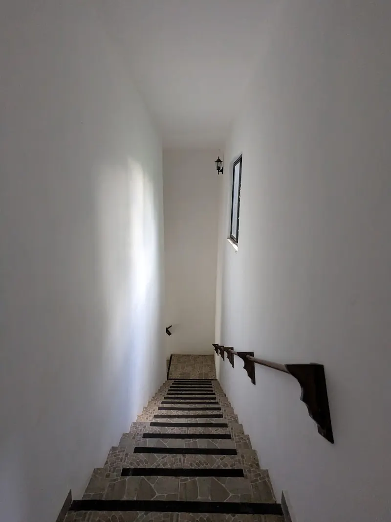 La escalera.